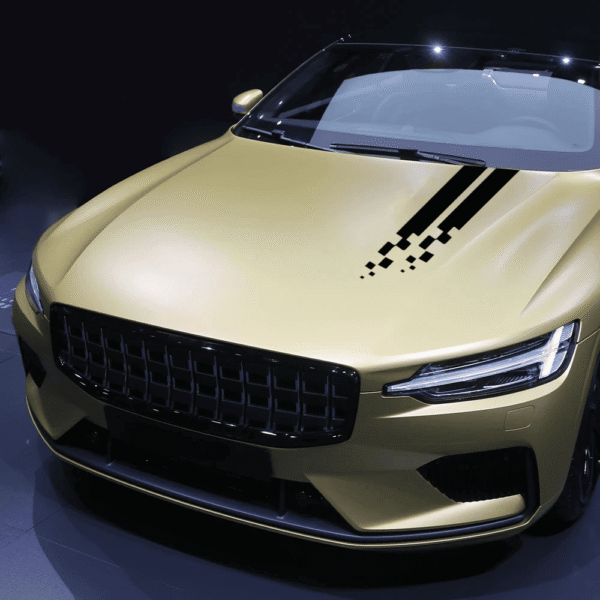 Vinyl Hood/Engine Stickers – Left Placement